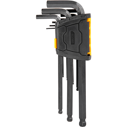 Набор ключей шестигранных Deli "EDL232209H", 9 шт, черный - 2