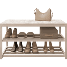 Обувница ALLERD 2 RION, белый муар