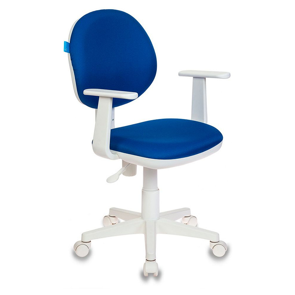 Кресло "Бюрократ CH-W356AXSN", ткань, пластик, синий