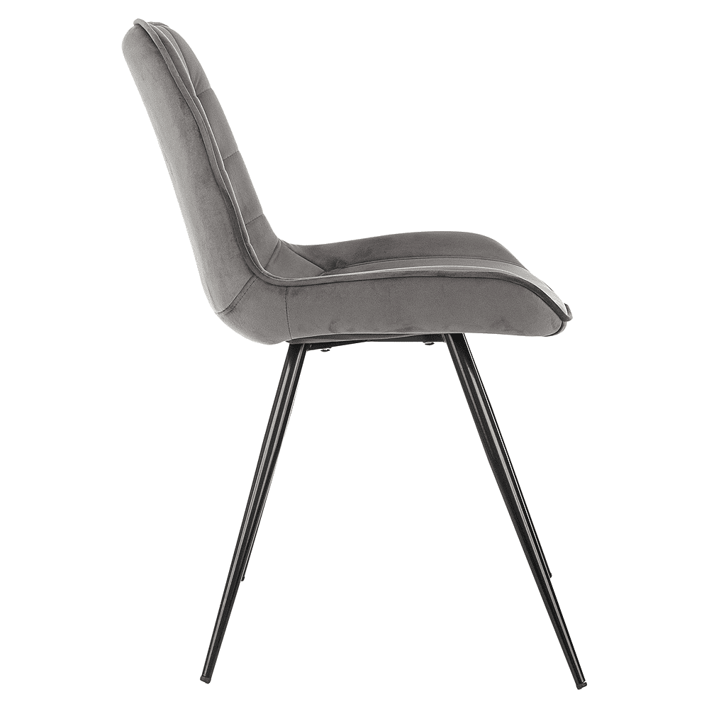 Стул Бюрократ "CH-K2_4", ткань, темно-серый, металл, комплект 4 штуки - 6