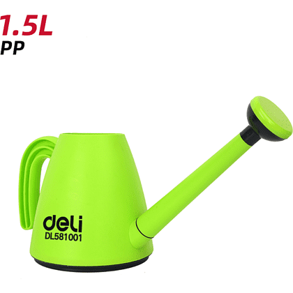 Лейка Deli GS EDL581001, пластмассовая, 1,5 л, зеленая - 4