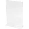Стойка информационная "Brauberg", настольная, A4, вертикальная, прозрачный - 3