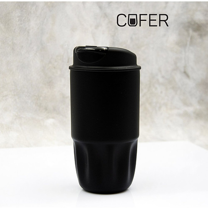 Стакан термический "Groove", металл, 450 мл, черный - 3