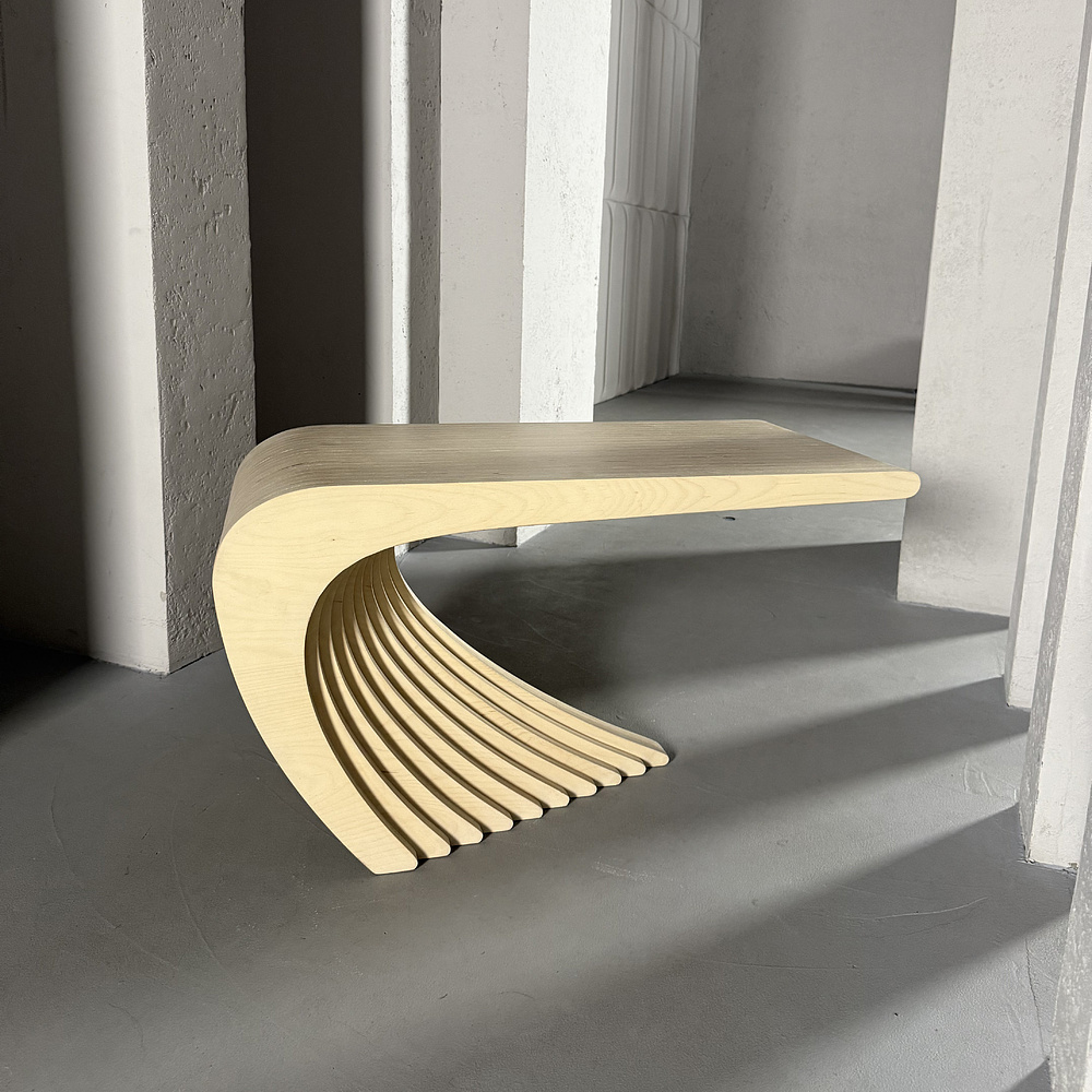 Журнальный столик Karlinwood GAP M 830х420x470 мм, фанера натуральная - 6