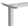Стол с электроприводом WellDesk Basic 1300x675х18 белый/дуб канзас коричневый (9191460+9072451) - 4