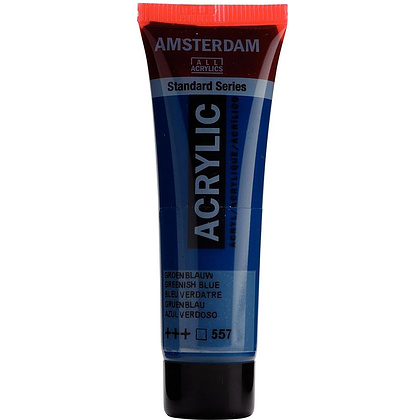 Краски акриловые "Amsterdam", 557 зелено-синий, 20 мл, туба