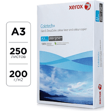 Бумага для лазерной печати "Xerox Colotech+", A3, 250 листов, 200 г/м2
