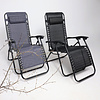 Кресло складное AksHome RELAX, ткань, серый, сталь черная - 12