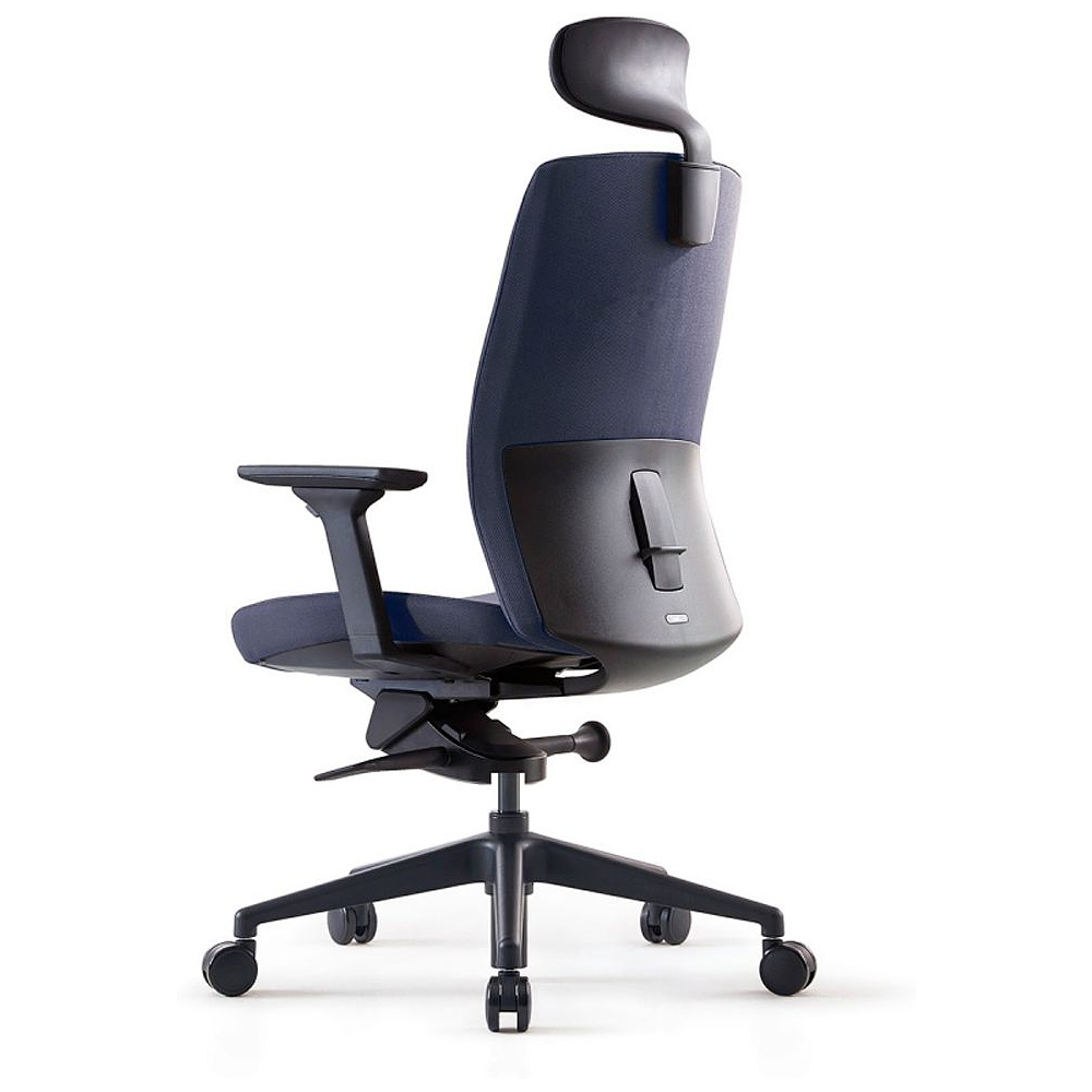 Кресло для руководителя BESTUHL "J2", ткань, пластик, серый  - 4