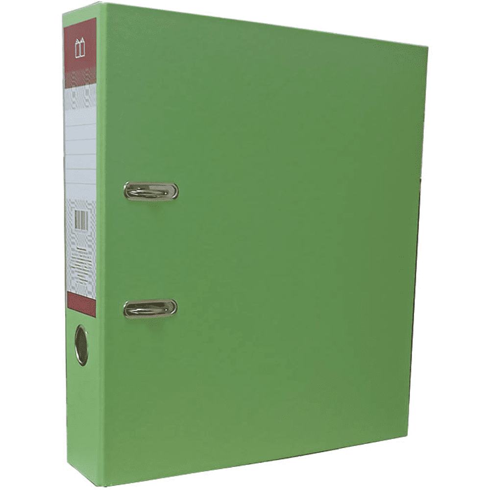 Папка регистратор А4, 70 мм, ПВХ Эко, светло-зеленый