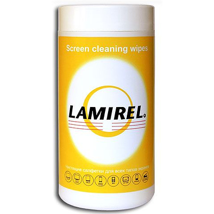 Чистящие салфетки для поверхностей "Lamirel" в тубе, 100 шт
