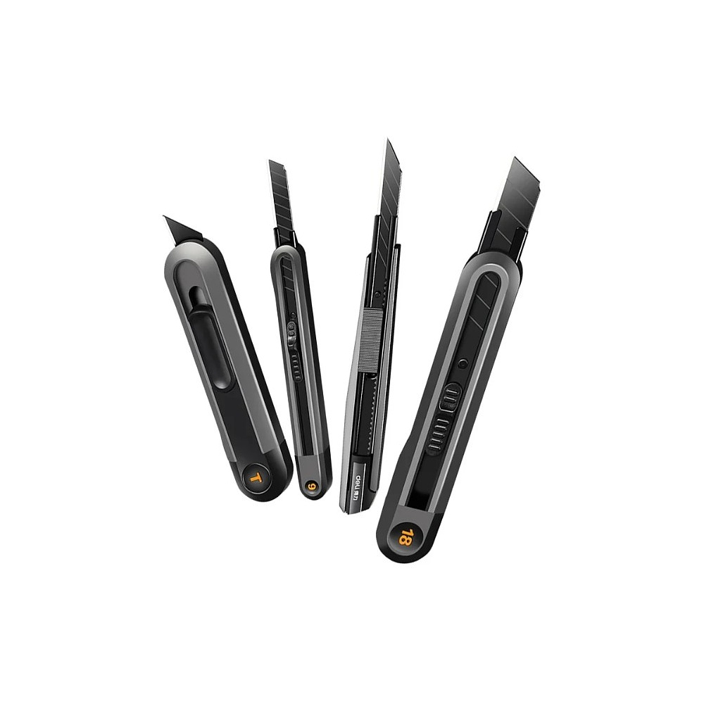 Нож универсальный "Deli Home", 18 мм, чёрный - 16