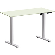 Стол с электроприводом WellDesk Basic 1200x675х18 белый/белый альпийский (9191460+9197776)