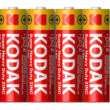 Батарейки солевые Kodak Super Heavy Duty Zinc, AAA, R03-4BL, 4 шт