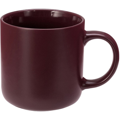 Кружка "Rita", фарфор., 410 мл., бургунди - 2