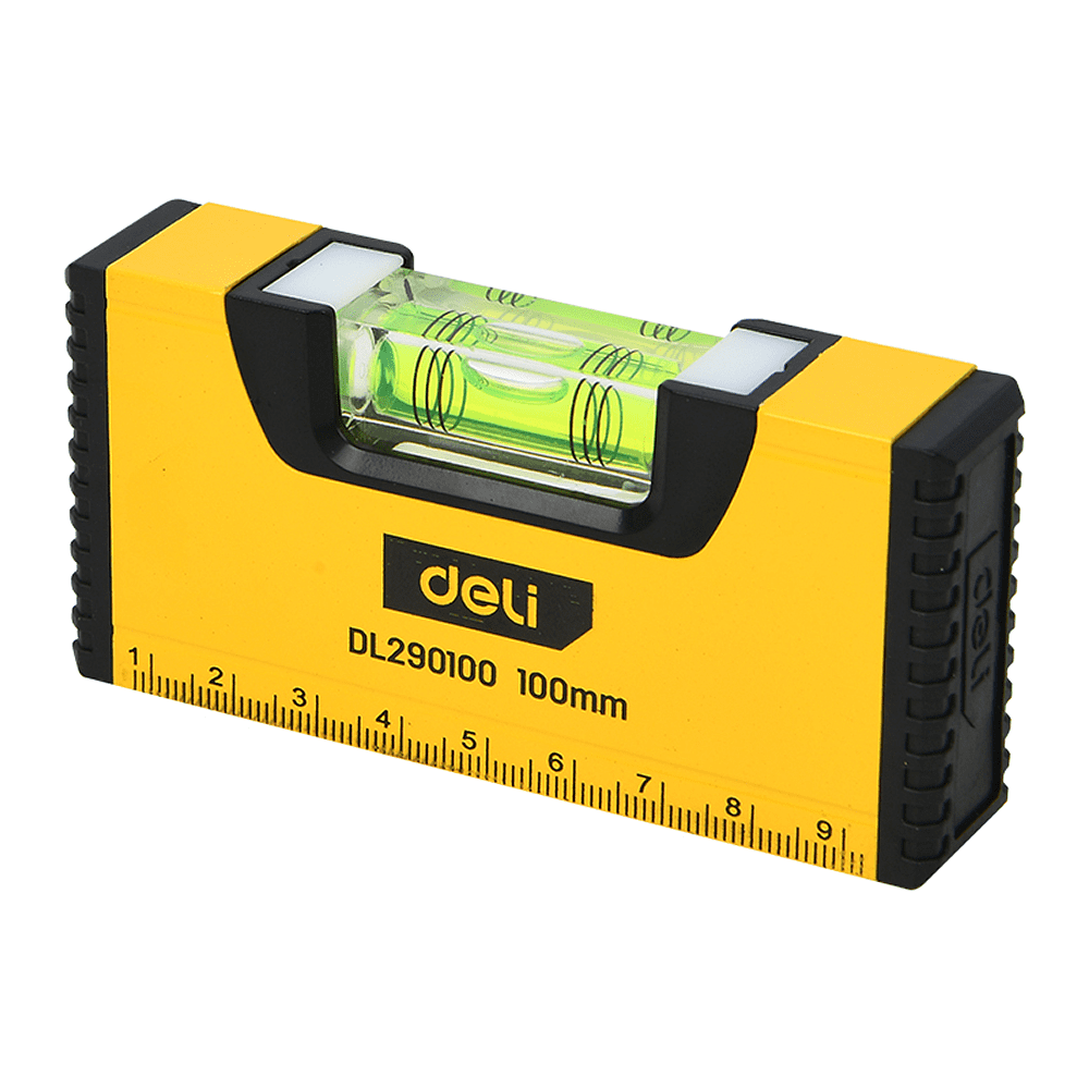 Уровень строительный Deli YS EDL290100, 100 мм, магнит