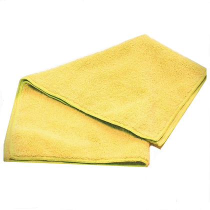 Салфетка из микроволокна, 220г/м2, 35×40см, желтый, 3шт/упак