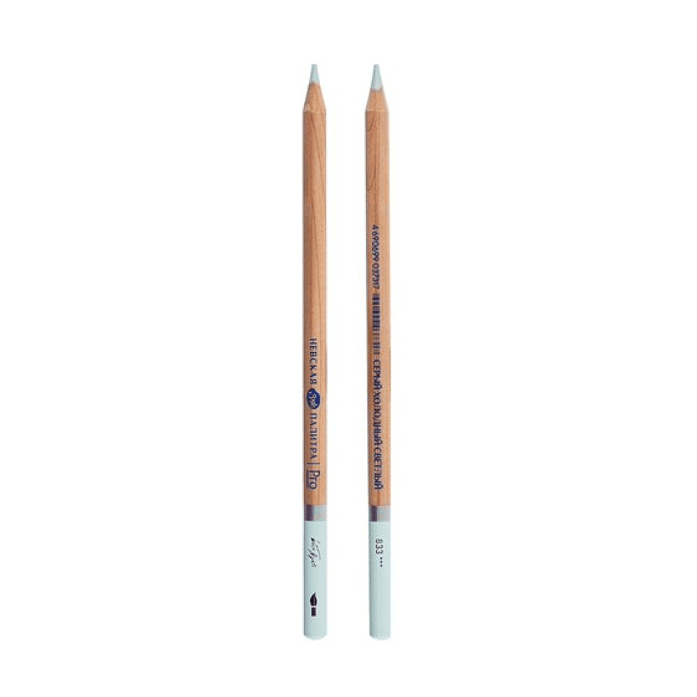 Карандаш акварельный "Белые ночи", 833, серый холодный светлый