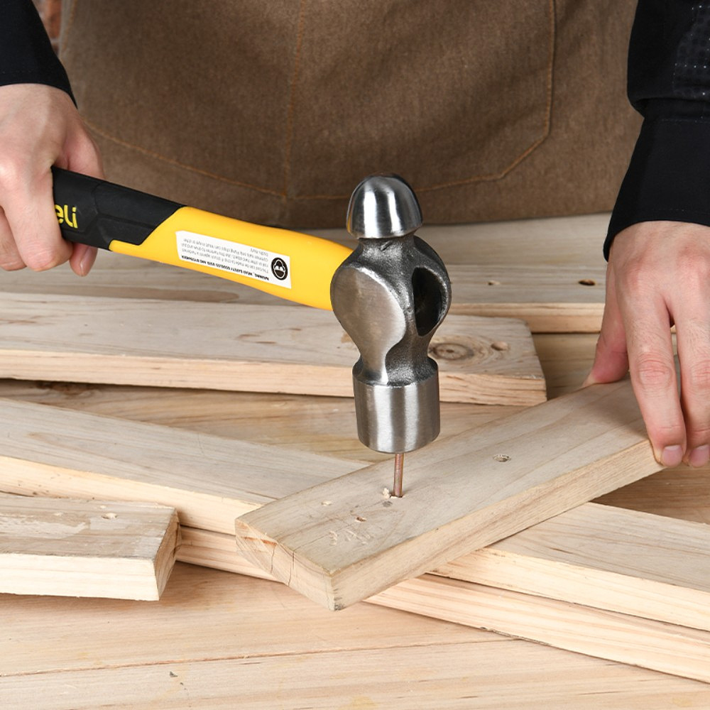 Молоток шаровой Deli YS EDL443020, 0,9 кг, фибергласовая рукоятка - 4