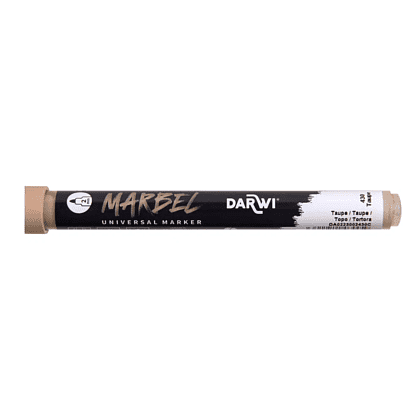 Маркер акриловый "Darwi.Marbel" 430, серо-коричневый - 4