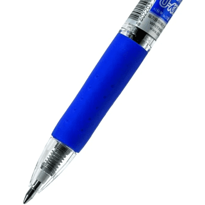 Ручка гелевая "U-knock", 0.7 мм, голубой, стерж. синий - 3