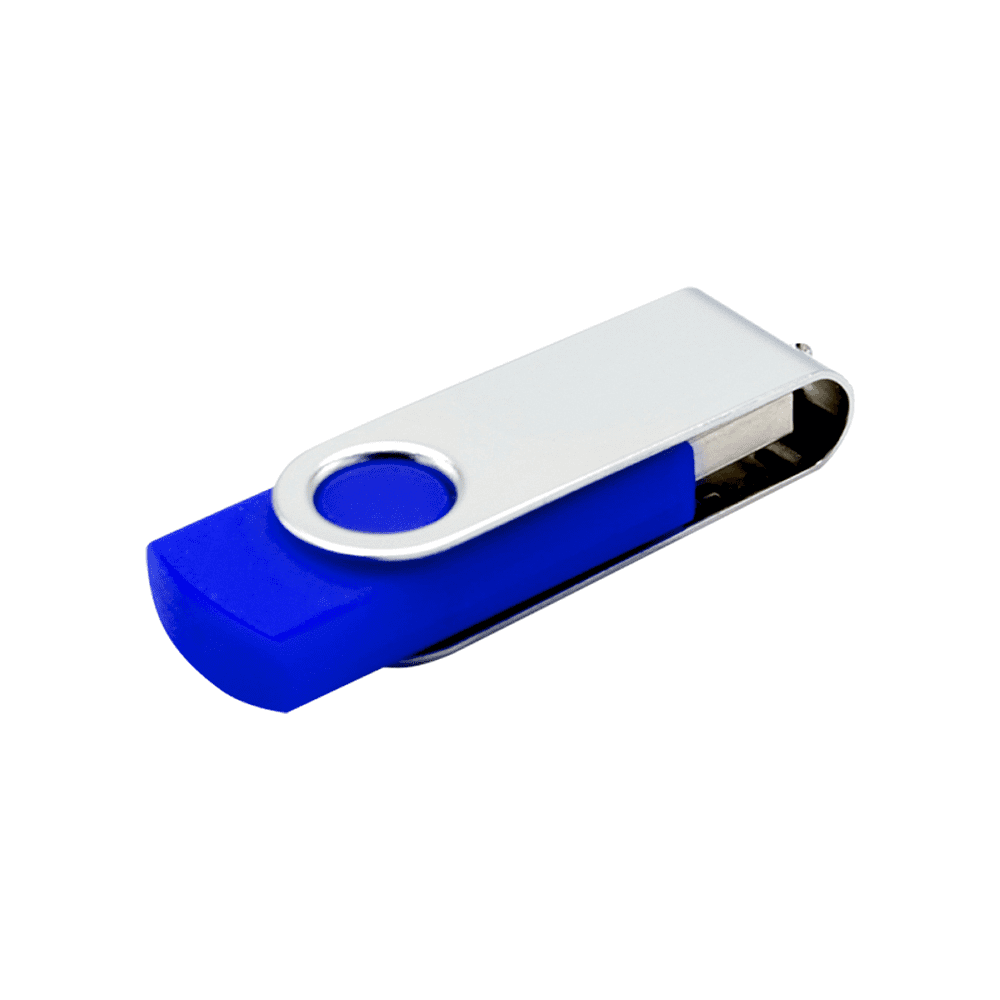 USB Flash 2.0 16 Gb VDF-008, пластик, метал, синий 