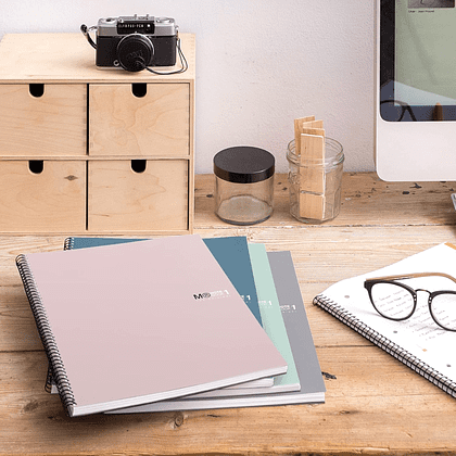 Тетрадь Miquelrius "Sand", А4, 80 листов, клетка, розовый - 5