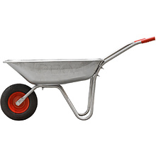 Тачка строительная "ECO WB141-1", 1 пневмоколесо, 140 кг