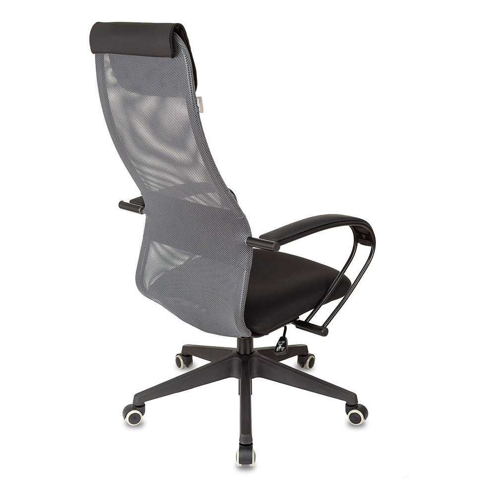 Кресло для руководителя Бюрократ "CH-607 TW-04", Neo Black, сетчатая ткань, темно-серый - 6