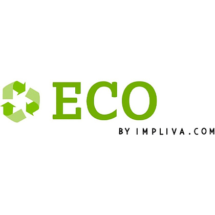 Зонт складной "LGF-99 ECO", 100 см, красный - 3