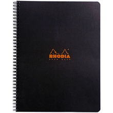 Блокнот "Rhodia", А4+, 80 листов, клетка, черный