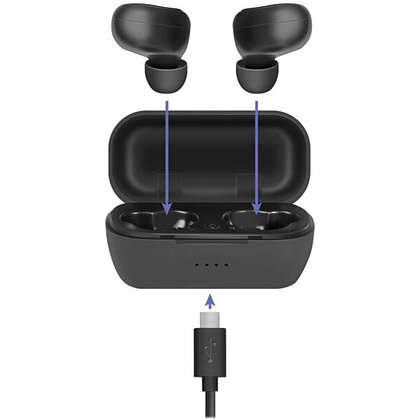 Наушники беспроводные Defender "Twins 638", Bluetooth, черный - 4