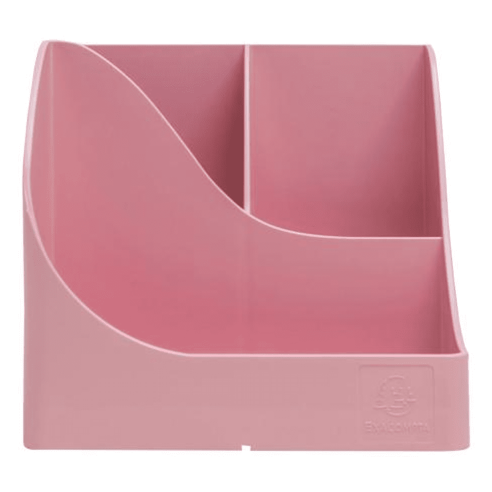 Подставка для ручек "Autentik", пластик, 5 делений, конфетно-розовый - 3