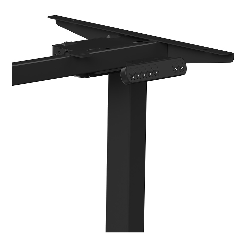 Стол с электроприводом WellDesk Prime 1300x675х18 черный/дуб бардолино натуральный (9191461+9072452) - 6