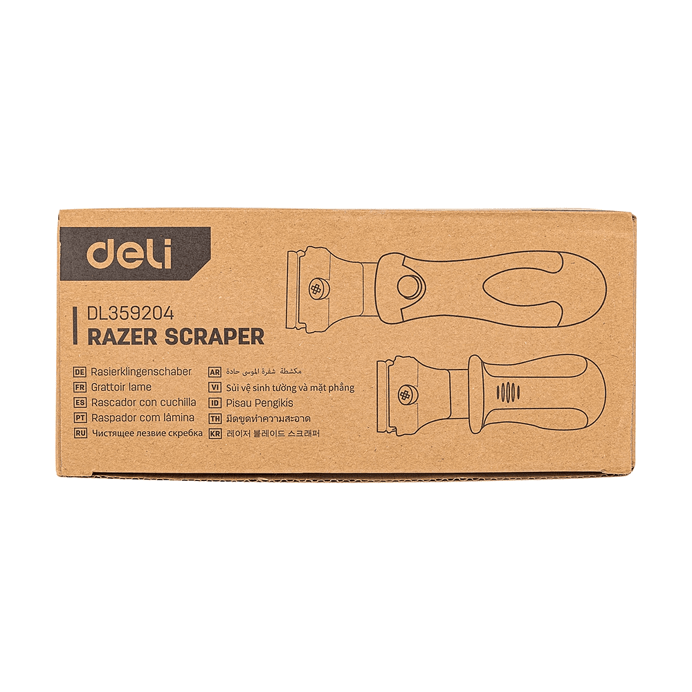 Набор скребков Deli YS EDL359204, 105 x 50 мм, 2 шт., 10 лезвий в комплекте - 11