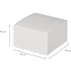 Бумага для заметок "Attache Economy", 90x90x50 мм, белый - 2