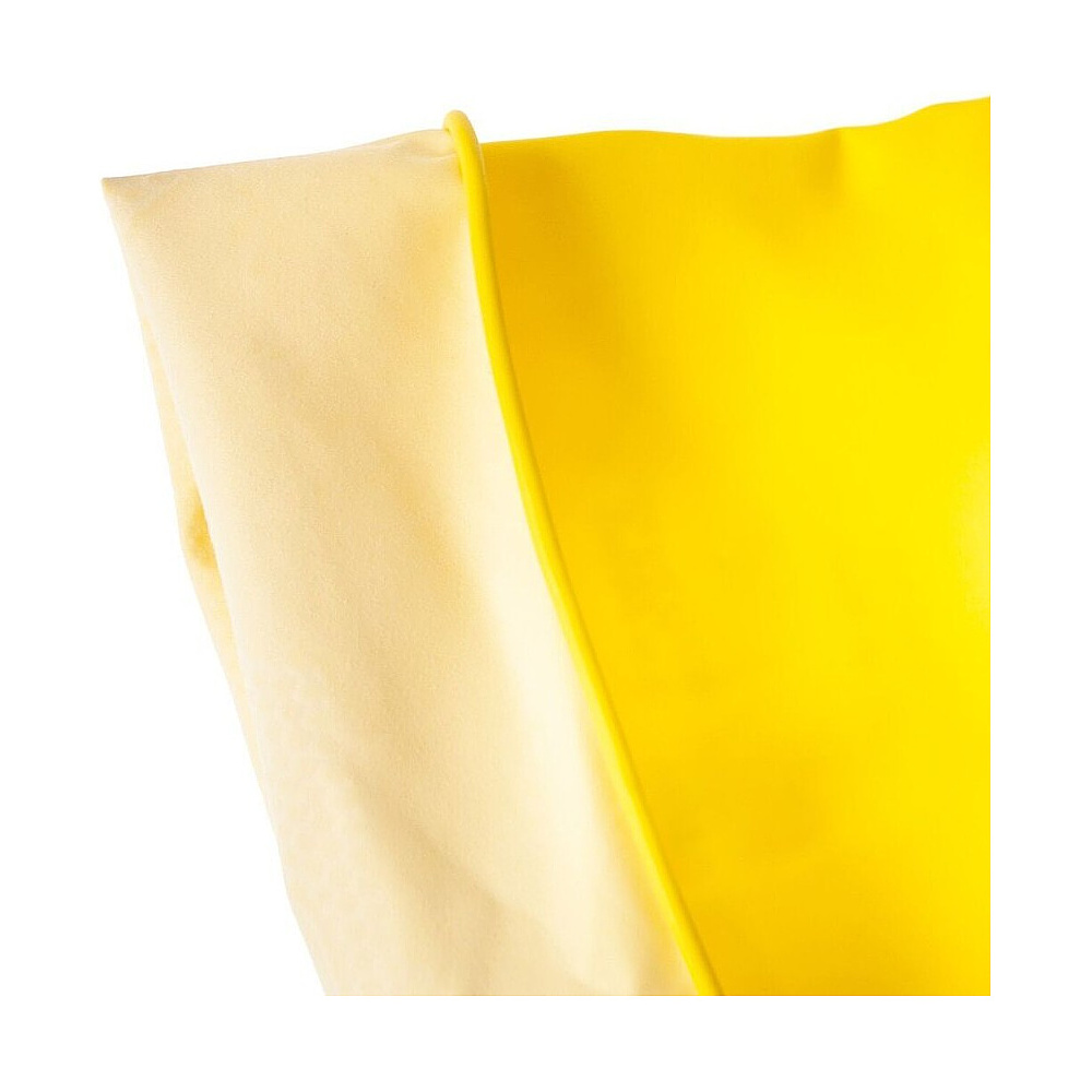 Перчатки латексные HQ Profiline, р-р XL, с х/б покрытием, желтый - 9