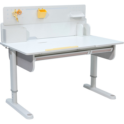 Полка Ergosmart Wooden Space, 1150х382 мм, с подставкой для книг - 4