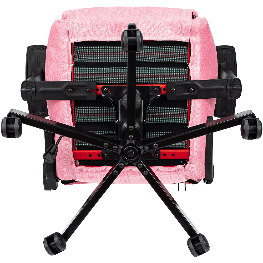 Кресло игровое Knight N1 Fabric ткань, розовый - 7