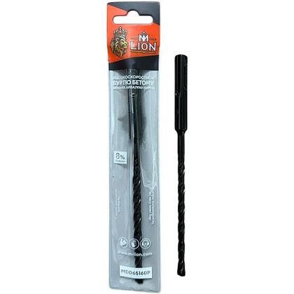 Бур по бетону M-Lion, MDD16310P, 16х310 мм, SDS+, двойная резьба
