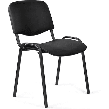 Стул для посетителей ИЗО BLACK, ткань, черный C-11