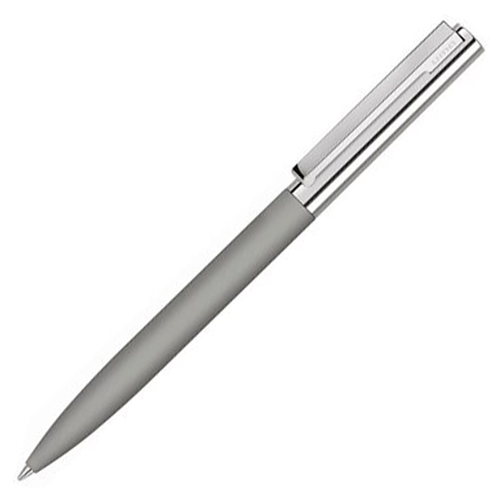 Ручка шариковая автоматическая "UMA Bright Gum", 1.0 мм, серый, серебристый, стерж. синий