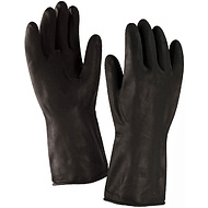 Перчатки кислотощелочестойкие, тип 1, К80 Щ40, р-р 2, черный