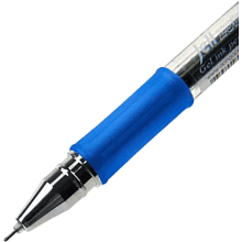 Ручка гелевая "Jell-Zone Standard", 0.5 мм, прозрачный, стерж. синий