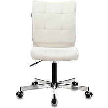 Кресло для персонала Бюрократ "СH-330M/VELV20", ткань, металл, молочный