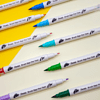 Маркер-кисть "Brush Sign pen twin", 6 шт - 5