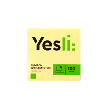 Бумага для заметок на клейкой основе "Yesli"