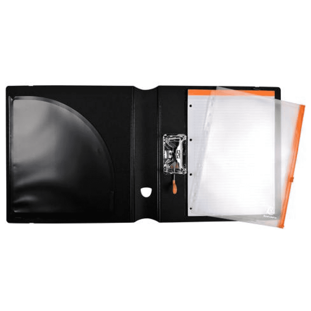 Папка регистратор "Exactive", А4+, 60 мм, ПВХ, черный - 2