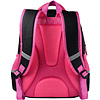 Рюкзак школьный "Девочка со щенком", черный, розовый - 4
