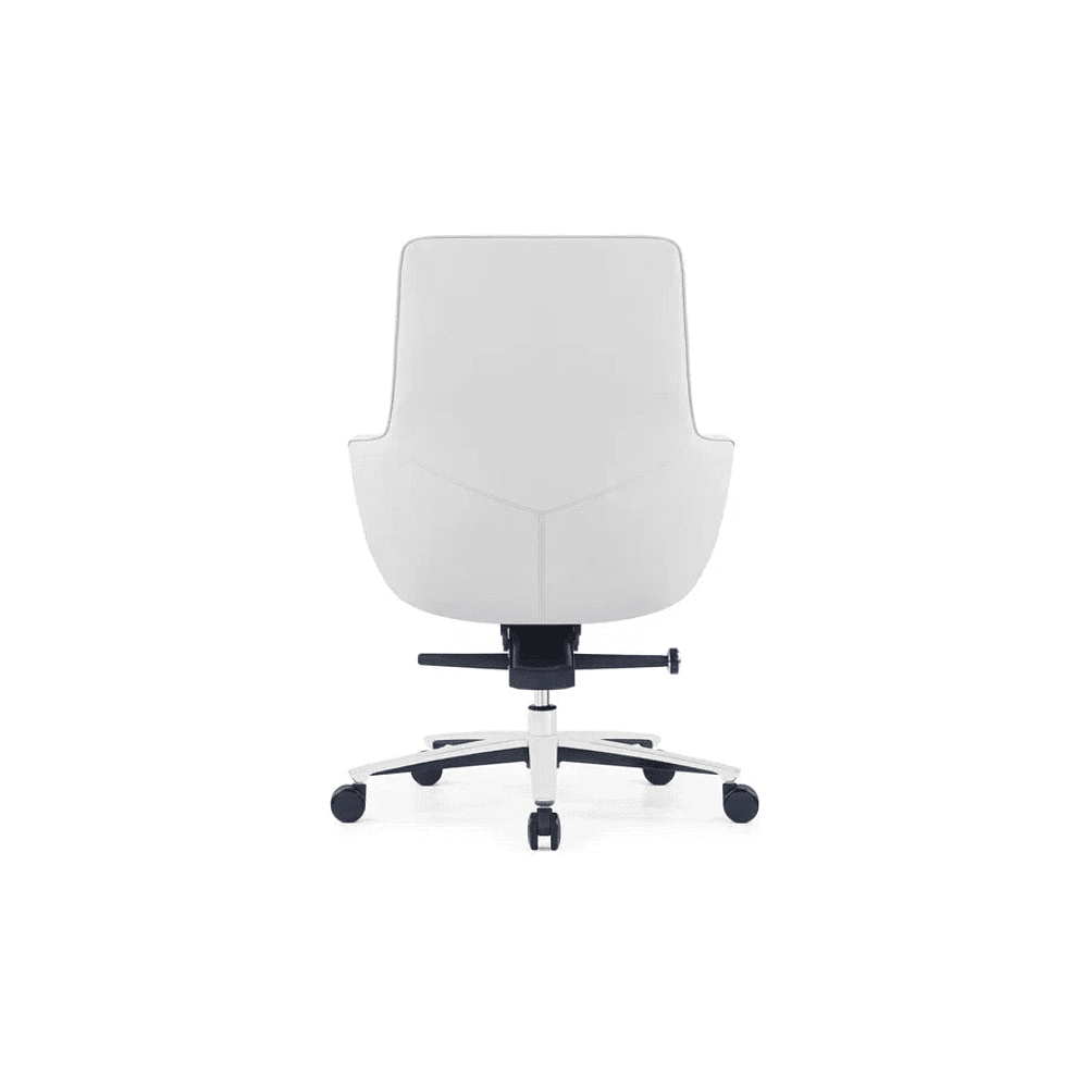 Кресло для руководителя SitZone CH-500B, кожа, алюминий, белый, -30% - 5